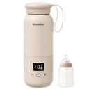 Veroline Portable Bottle Warmer for Travel, 10 Oz Baby Bottle Warmer with Adjustable Temp & Keep Warm for Formula, Breastmilk, Super Fast Charging & Cordless Milk Warmer, Rechargeable Water Warmer