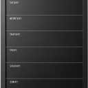 MasterVision Combo Weekly Planner Wallmount Chalkboard with Natural Cork Strip, Black Frame, 16 x 24 Inches (PM0329168), Black