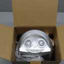 GiveBest Portable Electric Space Heater with Thermostat, 1500W/750W Safe and Quiet Ceramic Heater Fan, Heat Up 200 Square Feet for Office Room Desk Indoor Use, Silver