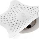 Umbra Starfish Drain Cover/Hair Catcher, White