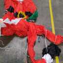 15FT Giant Christmas Inflatable Outdoor Decoration, Climbing Inflatables Santa Claus Decor Christma Blow Ups Outdoor with LED, Inflatable Christmas Decorations Outdoor for Yard Roof