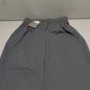 FUNYYZO Wide Leg Pants Women's High Elastic Waisted in The Back Business Work Trousers Long Straight Suit Pants (XS)