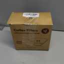 200 Count #4 Cone Coffee Filters 8-12 Cup, Unbleached Natural Coffee Paper Filters, No Blowout, Disposable Coffee Filter for Pour Over and Drip Coffee Maker