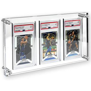 tutata Trading Card Frame PSA Trading Card Display Acrylic Frame for Wall- PSA Holder, Graded Sports Card Display- Clear