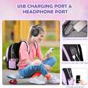 ACESAK Backpacks for Girls, Girls Backpack with Lunch Box and Pencil Case for Teen Kids Elementary Middle High School College Student, Children School Backpack Bookbag with USB Charging Port (Purple)