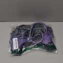 IVY&LANE No Pull Dog Harness for Medium Dogs, Dog Vest Harness with Leash, Safety Belt and Storage Strap, Fully Adjustable Harness, 360 Reflective Strip, Soft Handle (Purple, M)
