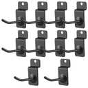 Slatwall Panel Hooks, Heavy Duty Metal Panel Display Slat Wall Hooks, Pegboard Gridwall Hook Display Hook Pegboard Gridwalls Displays Hangers Slatwall Assortment Set for Gridwall Garage