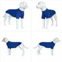 Premium Yoga-Fabric Dog T-Shirt – Breathable, Stretchy, Anti-Shedding Pet Clothes for All Seasons, Small to Large Dogs, Royal Blue, XS