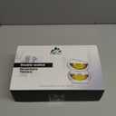 Double-walled Borosilicate Teacup Glass Heat-resisting Tea Cup Hold 2 Oz, Set of 10