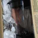 Anbige Replacement Parts Glass jar with Jar Base Bottom Cap,Blade with Rubber Gasket, Compatible with Oster Pro 1200 Blenders