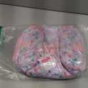 VASCHY Lunch Box Bag Kids, Insulated Two Compartments Bento Cooler Bags for Girls w Shoulder Strap for School,Daycare,Kindergarten,Picnic Pink Butterfly