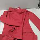 Cicy Bell Womens Long Sleeve Bodycon Dress Mock Neck Slim Fit Party Cocktail Fall Mini Blazer Dresses Burgundy