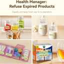 PeriPage Label Maker with Tape, P10 Bluetooth Label Printer with 0.55''x13.8 ft Continuous Labels, Mini Thermal Sticker Printers with Multiple Templates for Home Use, Office Organization