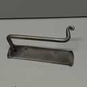 Hand-Forged Industrial Toilet Paper Holder – Rustic Wrought Iron Bathroom Accessory