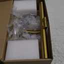 Rechargeable Picture Light with Remote Control,12 Inch Brass Finish Adjustable Wireless Art Lighting Fixture,Painting Lights with Timer,3 Color Temperature and Dimmable