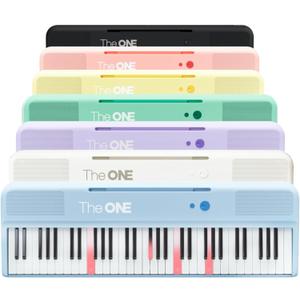 The ONE Smart Keyboard COLOR 61 Keys Piano Keyboard, Music Keyboard with 256 Timbres, 64 Polyphony, 2 Speakers, Built-in LED Lights and Free Apps (Blue), 35.12 x 11.73 x 3.37 inches