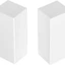 Galvanized Steel Left and Right Endcaps for Redants Baseboard Heater Covers, Rust-Resistant