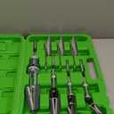 7 Pcs Engine Cylinder Hone Tool Kit 3/4" to 7" Adjustable Deglazer with 3-Piece 4" Long Stones 220 Grit and Plastic Case