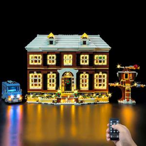Kyglaring LED Light Kit Compatible with Lego Home Alone 21330 Building Set - Upgraded Christmas Window Lights & Remote Control (Lights Only, Model Set not Included)