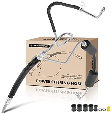 A-Premium Power Steering Hose Pressure Hose Line Assembly Compatible with Cadillac STS 2005-2011 3.6L, Pump To Gear/Rack Pinion