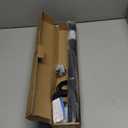 2 PACK Closet Rods for Hanging Clothes, 17 to 28 Inches Stepless Adjustable Metal Closet Rod, 1.3 Inches Heavy Duty Clothes Hanging Rod for Closet Wardrobes Laundry RV, Black