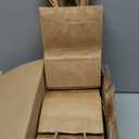 5.25"x3.25"x8" - 100 Pcs - Brown Kraft Paper Bags, Shopping, Mechandise, Party, Gift Bags
