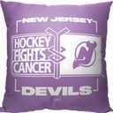 Northwest NHL Unisex-Adult Pillow (18 x 18-Inch, Hockey Fights Cancer)