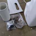 BLACK+DECKER Portable Air Conditioner, 8,000 BTU (3,950 BTU SACC) for Rooms up to 400 Sq. Ft., Portable AC with Follow Me Remote Control and Window Kit, BPACT08WT, White