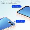 for Samsung Galaxy Z Flip 7 Case with Screen Protector,Galaxy Z Flip 7 Case Support Wireless Charging, Protective Cover for Galaxy ZFlip7 Phone Cases, PC Crystal Ultra Slim Clear