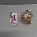 Moonflor 10FT Fairy Lights Color Changing - 100 LED 22 Colors Cluster Fairy Lights with Remote, Firecracker String Lights with 12 Modes, Halloween Fairy Lights for Bedroom Indoor Classroom Christmas