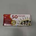 Stargo - Clear Warm White Christmas Tree Lights - 9 ft String of 50 Incandescent Mini Bulbs Multifunctional Lighting Modes, Decorative, Bedroom, Outdoor, Xmas Twinkle Lights - Green Wire Total 10.4 ft