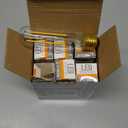 T10 Led Bulb,Dimmable Led Tubular Bulbs 4W,Equivalent to 40 Watt Incandescent Light Bulbs,400LM, Soft White 3000K,Clear Glass, E26 Base Lamp Bulb, for Cabinet Display Cabinet etc,6 Pack.