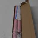 Closet Rods for Hanging Clothes, 17 to 39 Inches Stepless Adjustable Metal Closet Rod, 1.3 Inches Heavy Duty Clothes Hanging Rod for Closet Wardrobes Laundry RV, Pink