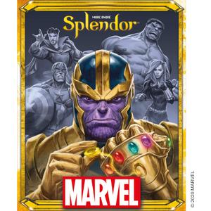 Asmodee Marvel Splendor Board Game - Unite Heroes and Gems in an Epic Strategy Adventure, Family Game for Kids and Adults, Ages 10+, 2-4 Players, 30 Minute Playtime