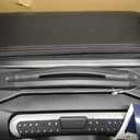 Wrangler Smart Spinner Hardside Luggage, 22-Inch Carry-On, Black, Carry-On Only