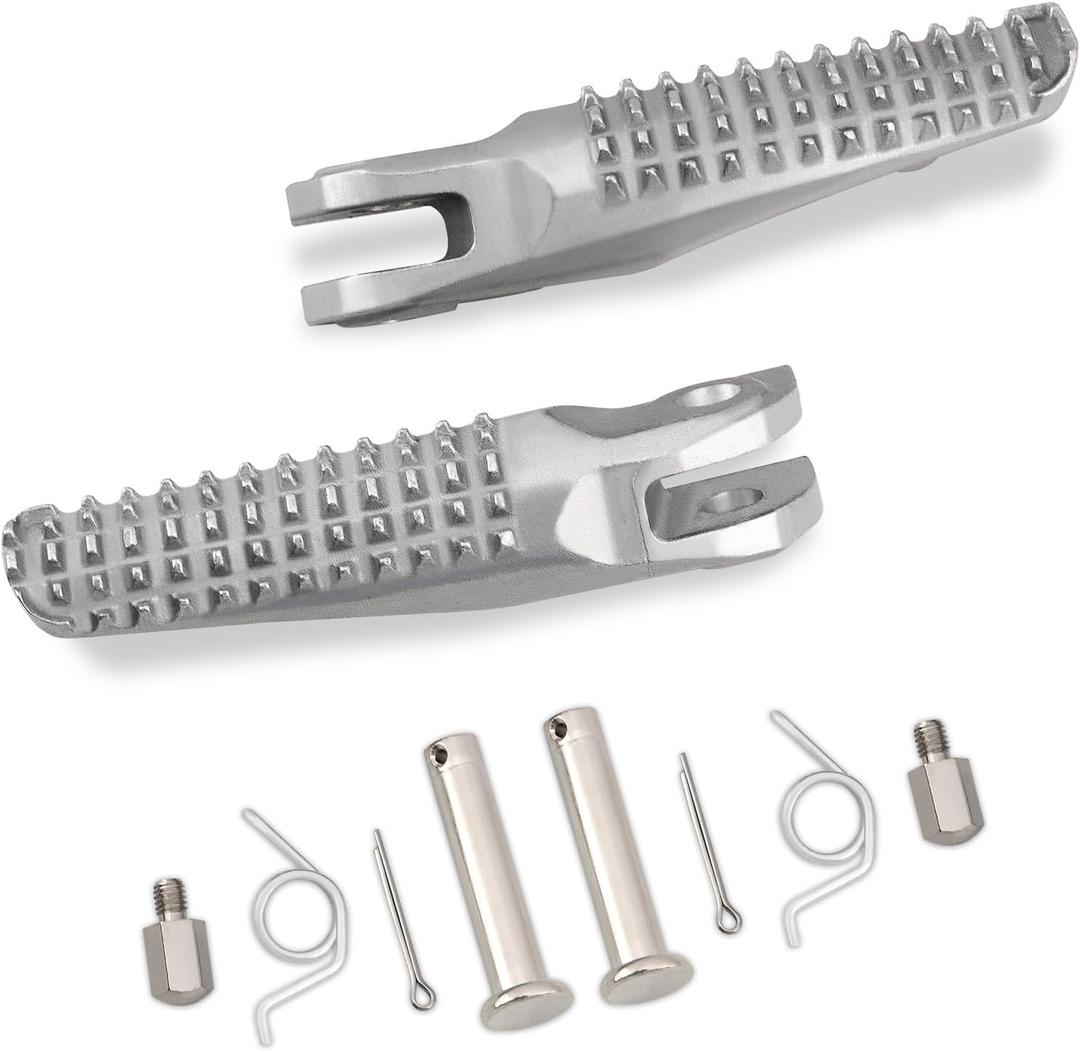 FOVPLUE Driver Footrests,Front Rider Foot Pegs Steps for YAMAHA MT-09 2021-2025,MT-09 SP 2022-2024,XSR900 2022-2024,YZF-R7 2022-2025,Yamaha YZF R9 2025,Replace B7N-27451-00-00