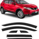 Voron Glass Tape-on Extra Durable Rain Guards for Nissan Rogue Sport 2017-2022, Window Deflectors, Vent Window Visors, 6 Pieces - 100464