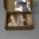 Wooden Cars for Toddlers 1-3, Wooden Vehicles Baby Cars Set with Bus, Airplane and Boat, Montessori Rattle Toys with Rolling Beads, Ideal for Boys and Girls