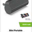 Mini Portable USB-C Power Bank 2 Phone Charges 5000 mAh