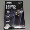 Joiedomi Clear Christmas String Lights Indoor,100 Count Mini White Fairy Light Outdoor,19.4 FT Decor for Patio Dorm Classroom Bedroom Holiday Wedding Party Garland Birthday Festival,Green Wire