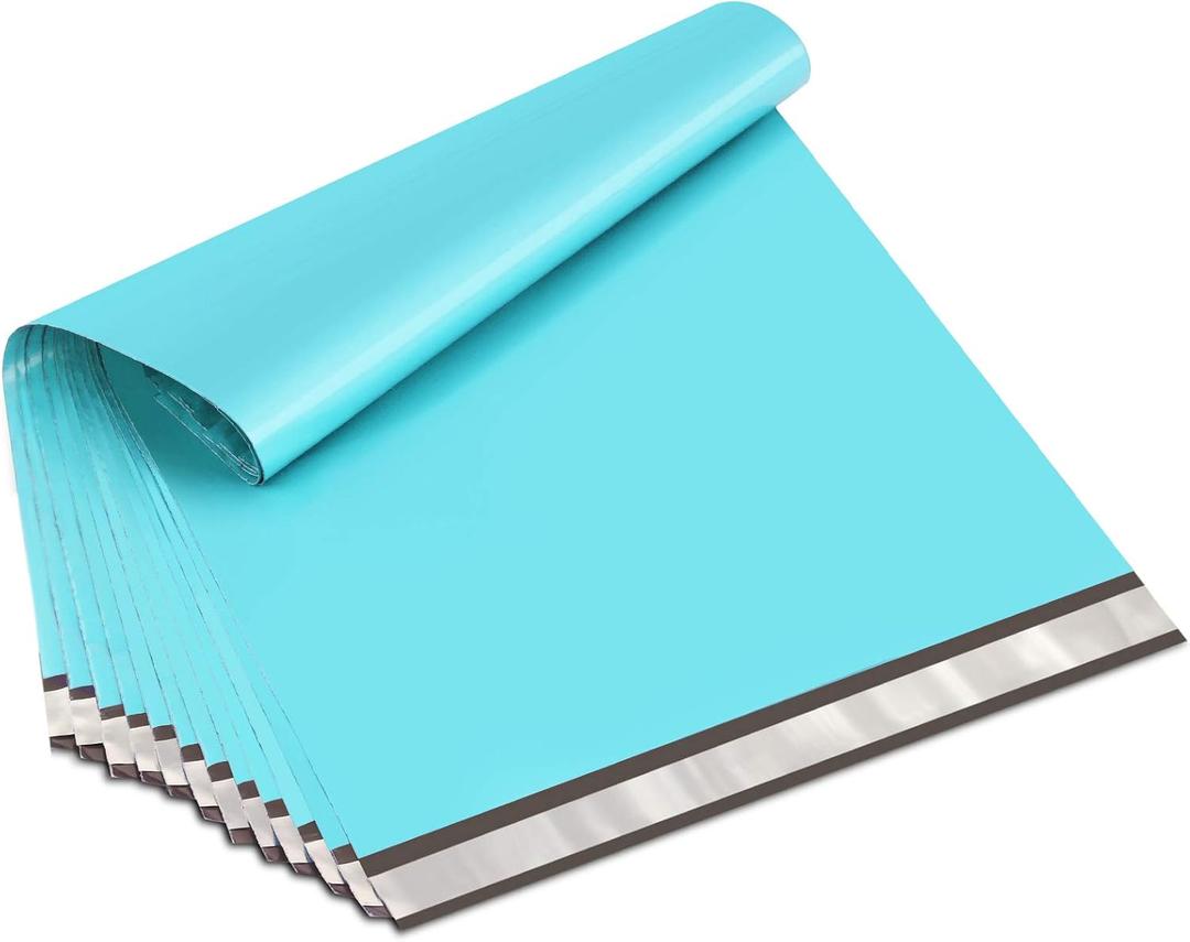 UCGOU Poly Mailers 19x24 Inch Teal 50 Pack Extra Large Shipping Bags Strong Thick Mailing Envelopes Self Seal Adhesive Waterproof and Tear Proof Boutique Postal for Clothing Quilt and More, 19x24" 50PC
