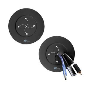 3in TV Cable Hider Wall Kit, YCLYC Large TV Cord Hider for Wall Mounted TV, TV Cord Covers for Wires on Wall Kit, Behind in Wall Cable Management Kit, Black TV Wire Hider for Wall