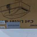 Stainless Steel Litter Box, High Sided, Anti-Urine Leakage Non-Stick Non-porous stainless steel resists odor absorption, while high sides help contain litter and urine splashes, 
Size	X-Large