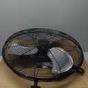 Amazon Basics 20" High Velocity Industrial Fan, Floor Fan, with 3 Speeds, Tilt Head, ETL-Listed Safety Compliance, Metal Housing/Blades, Ideal for Industrial/Commercial Space/Garage/Gym, 125W, Black