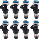 JDMON Fuel Injectors Compatible with Chevy Silverado 1500 2500 3500 Tahoe Express GMC Sierra 1500 2500 3500 Yukon Savana 4.8L 5.3L 6.0L 2001-2006 Replace 17113553 FJ315 17113698 8pcs