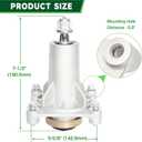 187292 192870 567253301 587819701 587125401 Spindle Assembly Fit for 42" 46" 48" 54" Mower Deck Husqvarna yth22v46 yth24v48 yth18K46 yth18542 YTA22V46 z254 Craftsman yt3000 YS4500 YT4000 Lawn Mower