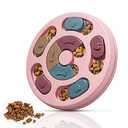 DR CATCH Dog Puzzles,Dogs Food Puzzle Feeder Toys for IQ Training & Mental Enrichment,Dog Treat Puzzle(Pink)