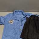 KIDIN Police Officer Costume for Kids Cop Costume for Girls’ Police Dress Up Halloween Cosplay Birthday Gift Size M