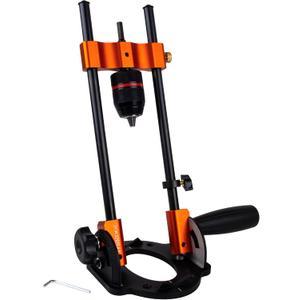 O'SKOOL Multi-Angle Drill Guide for Cordless Drills, Adjustable from 0 to 60 for Flat and Round Workpieces, DAB014