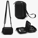 Cwatcun Carrying & Protective Case for Digital Camera with 2 Carrying Ways, Hardshell Lightweight Small Camera Sling Case Compatible with KODAK PIXPRO/Canon PowerShot/Sony DSCW800 DSCW830